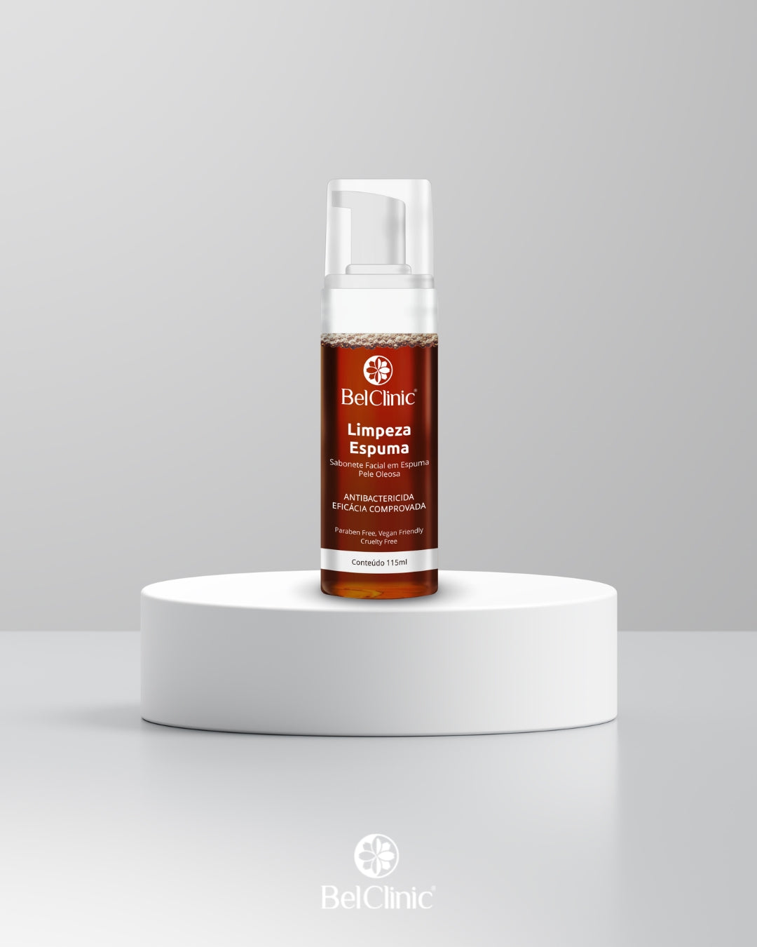 LIMPEZA ESPUMA (100ml) Sabonete Mousse Facial