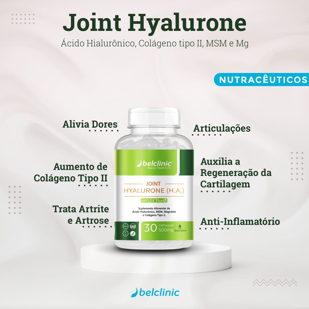 JOINT HYALURONE (30 cápsulas) - Articulações
