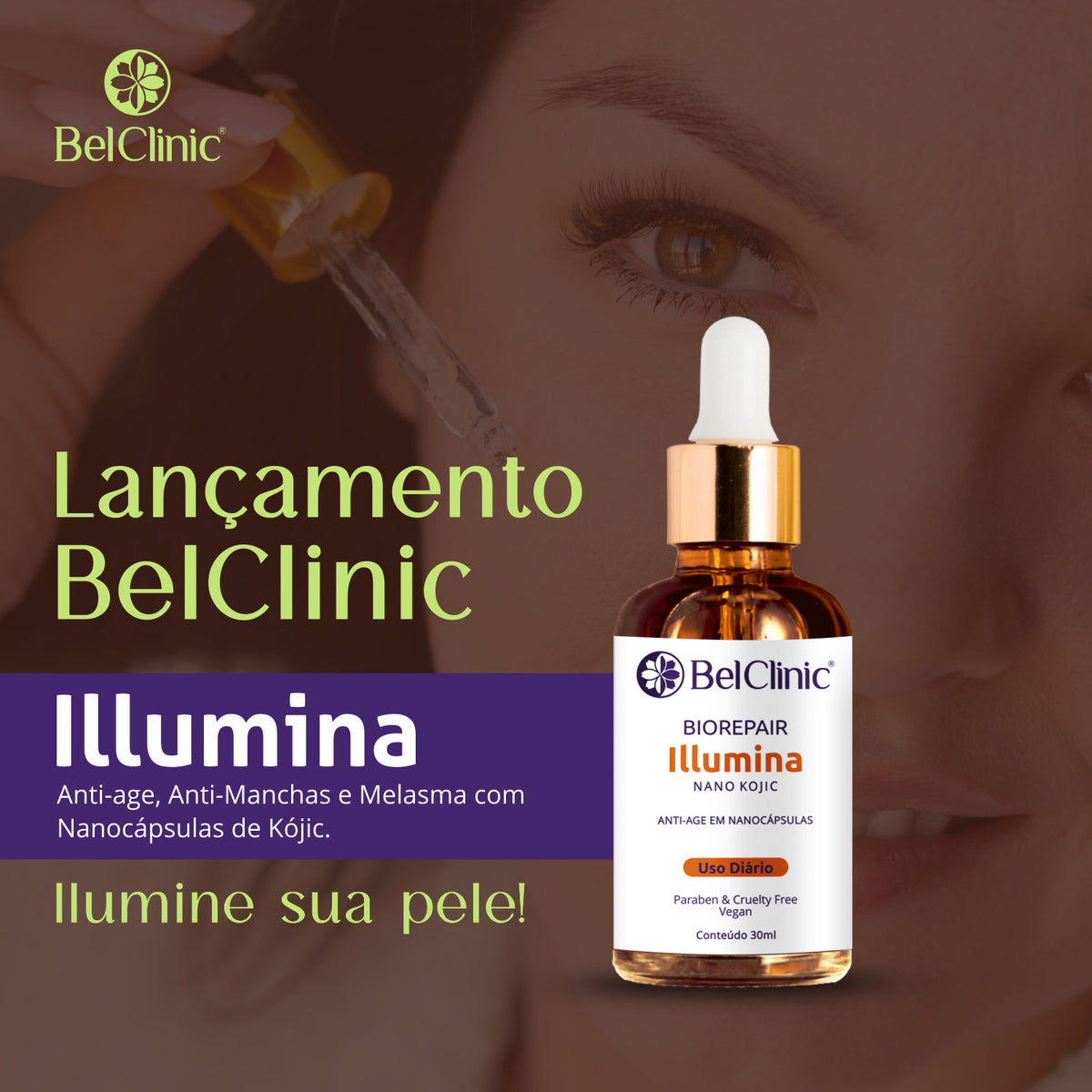 ILLUMINA - Anti-manchas e melasma - Nanocápsulas Kójic - 30ml