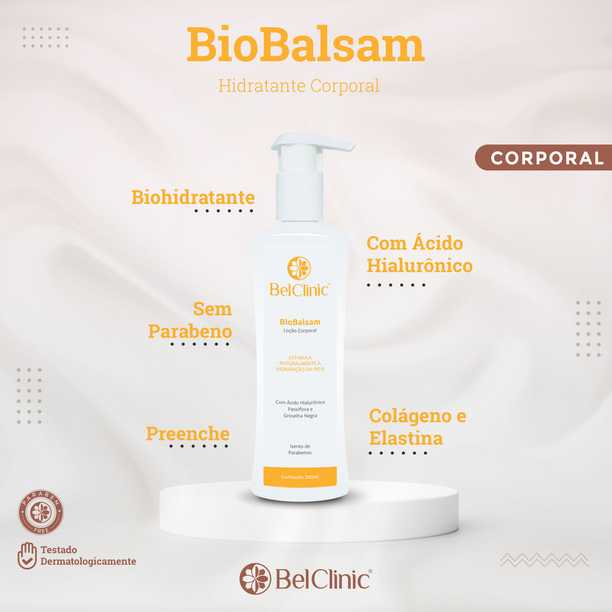 BIOBALSAM (200ml) - Biohidratante com Ácido Hialurônico