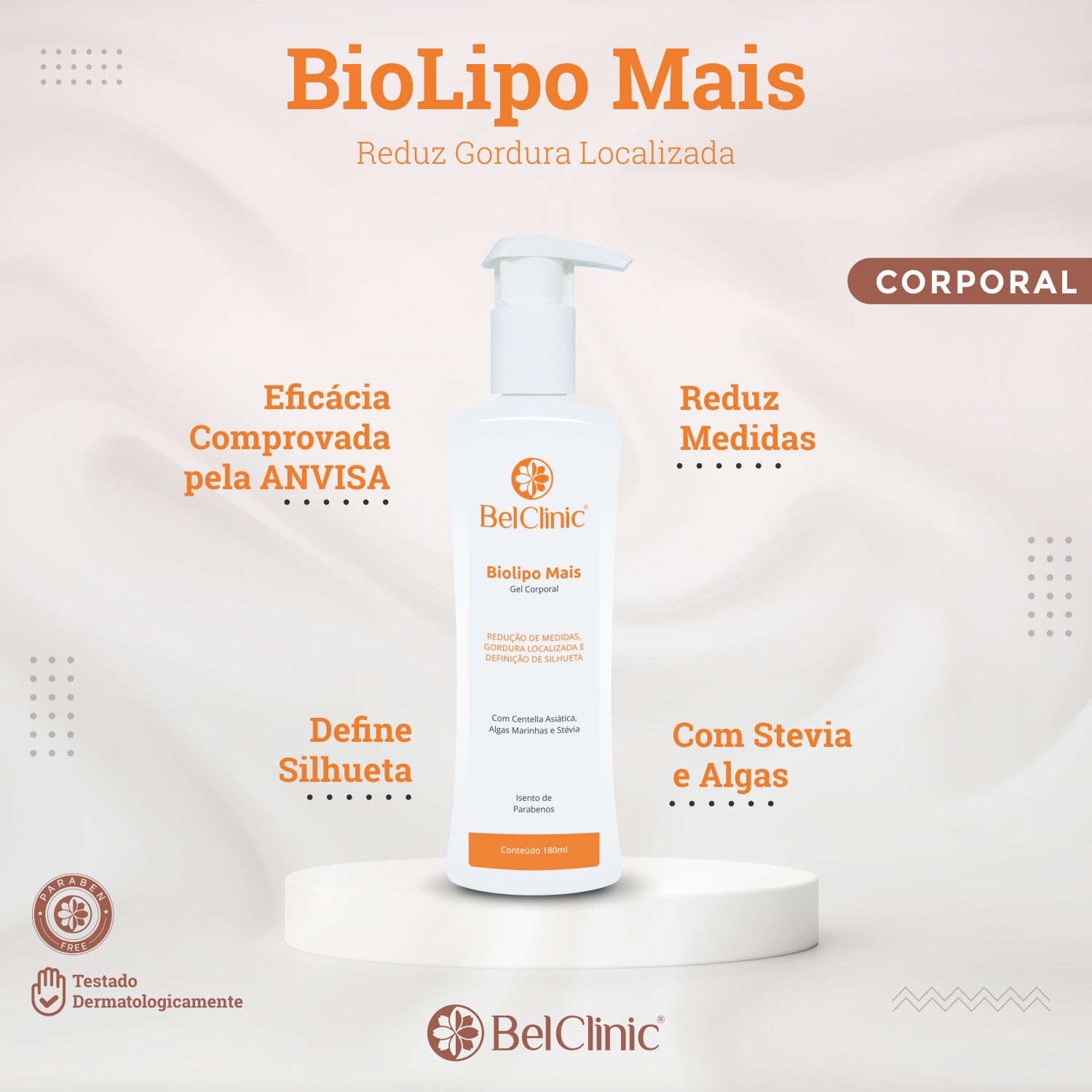 BIOLIPO Mais (180ml) - Gel Redutor de Medidas