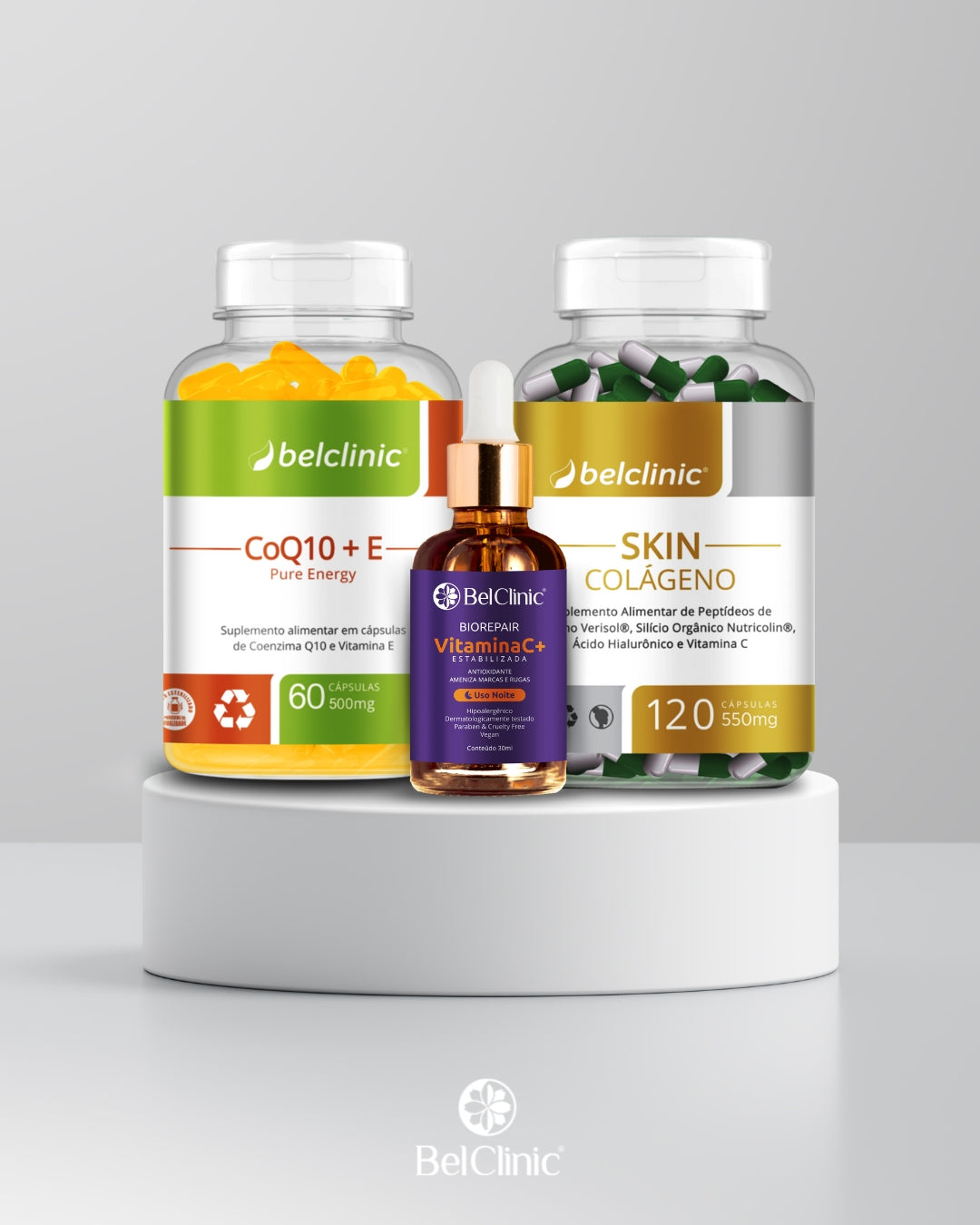 Trio MAIS COLÁGENO - VerisOl + Coq10 + Vitamina C