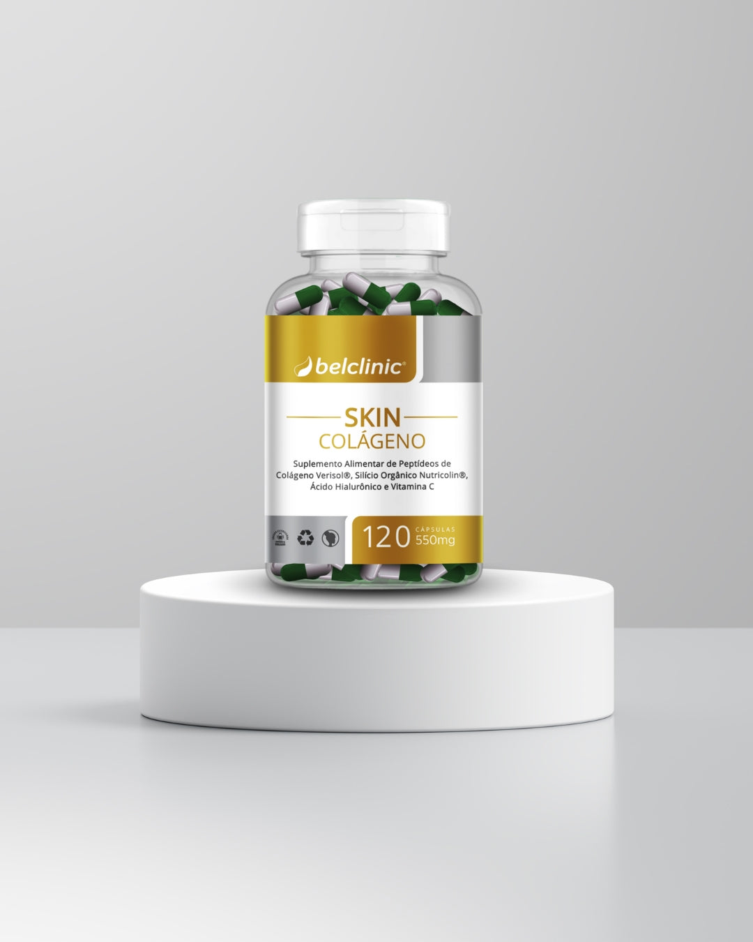 SKIN COLÁGENO (Verisol®+Ac. Hialurônico+Nutricolin®+Vit.C))