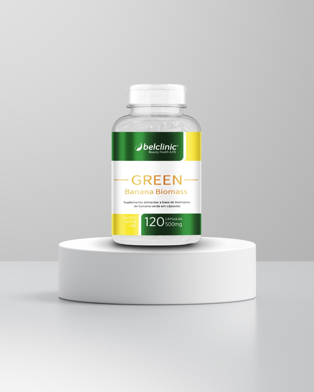 GREEN BANANA BIOMASS (120 cápsulas) - 100% Natural - Diabetes e Emagrecimento