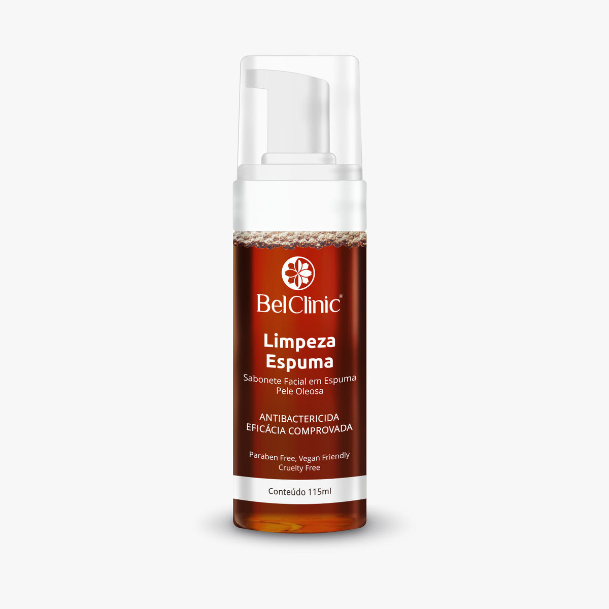 LIMPEZA ESPUMA (100ml) Sabonete Mousse Facial