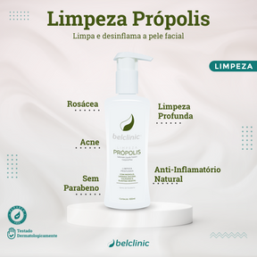 Trio ANTI-MANCHAS - Limpeza Própolis + DermaBlanc N + BioRepair C