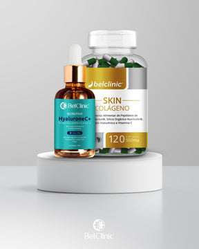 Duo ANTI-IDADE: Verisol com Silício Orgânico(cáps)  +Sérum Hyalurone C+ (30ml)